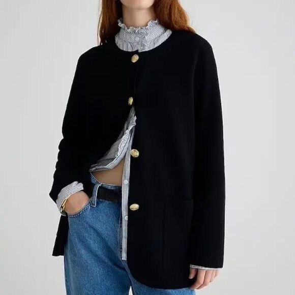 J. Crew Sweaters - J Crew Giselle sweater blazer sz M